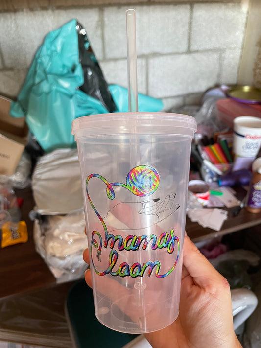 mamasloom Logo reusable cups